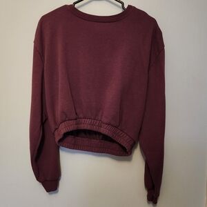 Size L, Kendall+Kylie Crop Top, Burgundy